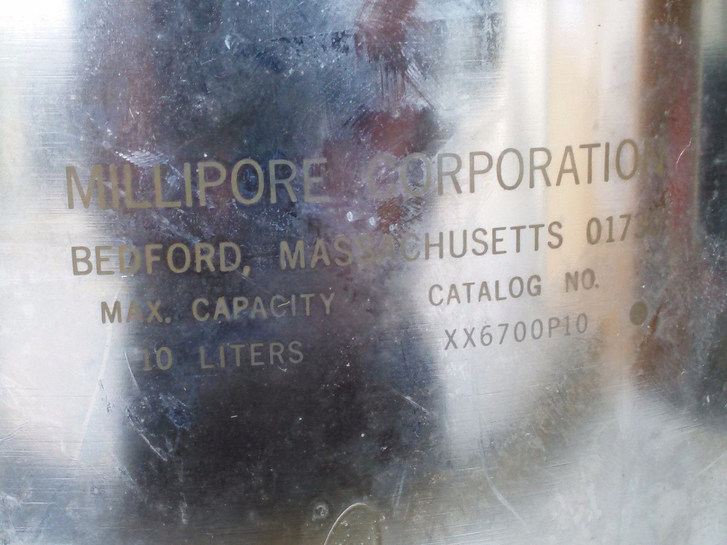 MILLIPORE 10 LITERS XX6700 P10 10-Liter XX6700P10 Dispensing Pressure Vessel