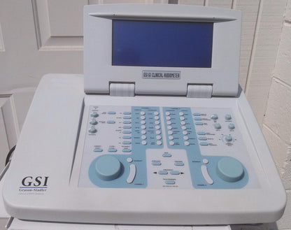 GRASON-STADLER GSI 61 TWO CHANNEL CLINICAL AUDIOMETER with ACCESSORIES