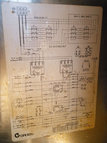GROEN 20TD 0-3-20-SG TWO 20 QUART KETTLE GAS STEAMER BOILER TILT JACKET STEAM
