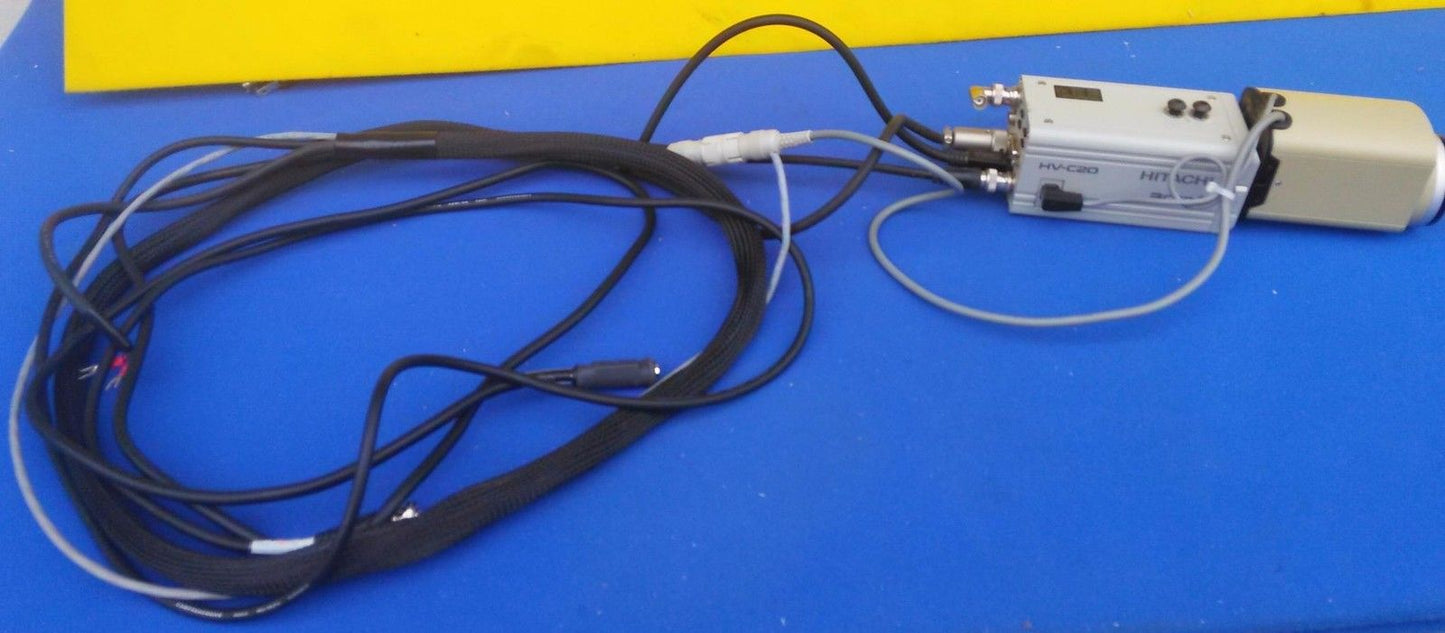 HITACHI MODL HV-C20U-S4 HV-C20 COLOR VIDEO 3CCD FUJI FUJINON D10x 8B-SNDS21 ZOOM