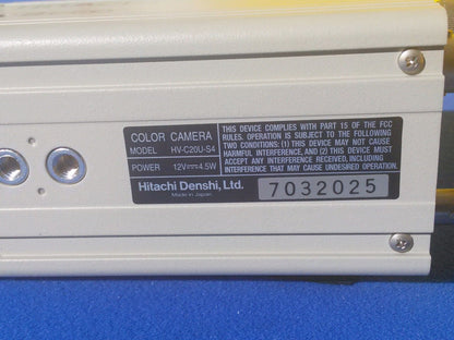 HITACHI MODL HV-C20U-S4 HV-C20 COLOR VIDEO 3CCD FUJI FUJINON D10x 8B-SNDS21 ZOOM