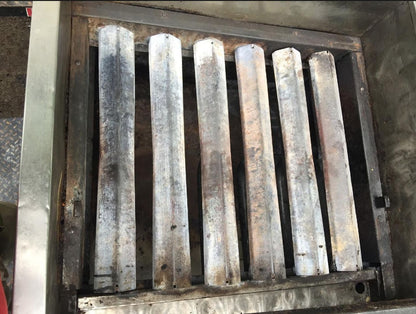 MAGIKITCH'n MAGIC GLOW FLOOR NATURAL GAS CHAR BROILER RM RMB 30C ON WHEELS