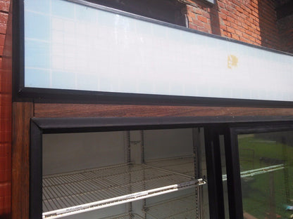 BEVERAGE AIR MT 45 TWO DOOR SLIDING GLASS REACH IN MERCHANDISER FREE SHIPPING