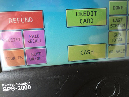 SAM4S  SPS-2000B POS TERMINAL CASH REGISTER and SNBC BTP-2002NP PRINTER TOUCH