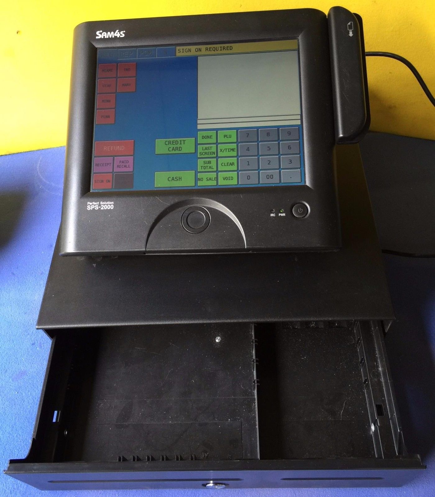 SAM4S  SPS-2000B POS TERMINAL CASH REGISTER and SNBC BTP-2002NP PRINTER TOUCH