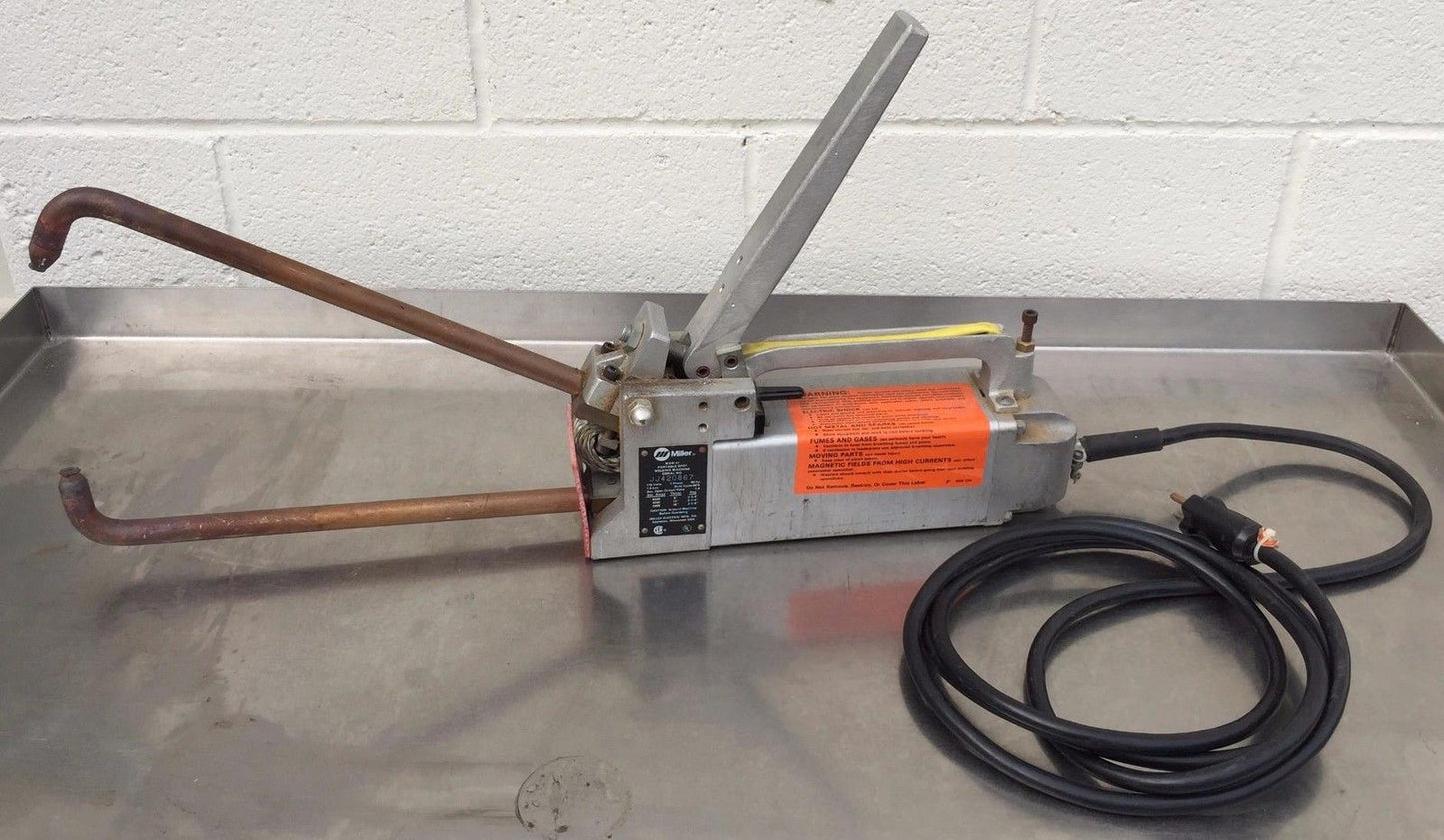 MILLER MSW-41 SPOT WELDER WELDING TONGS WELD 115 VOLTS PERFECT WORKING CONDITION