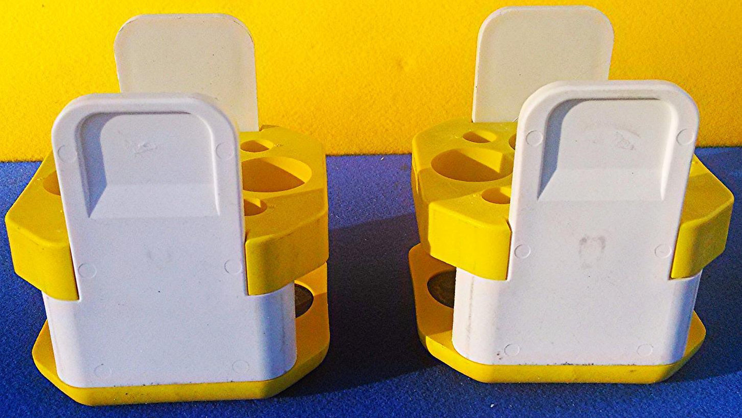 LOT OF 2 SWING BUCKETS WITH INSERTS FOR BECKMAN TJ-6 CENTRIFUGE ROTOR