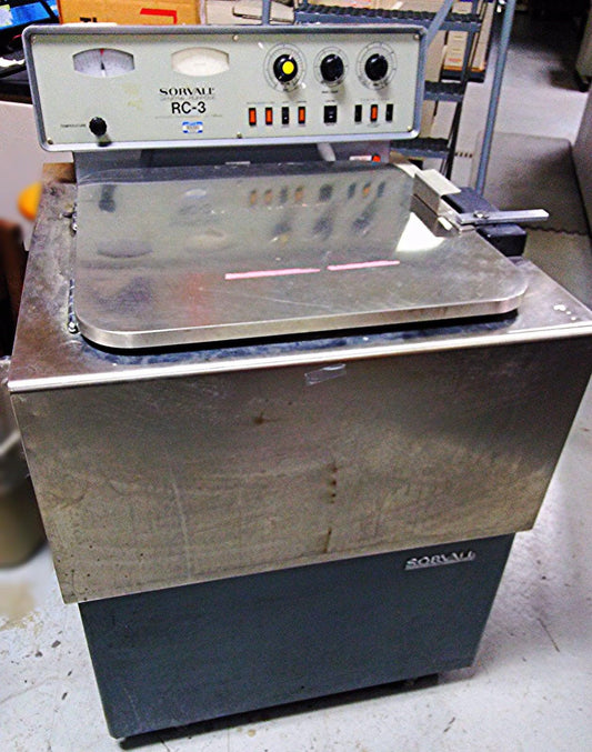 SORVALL RC-3 LOW SPEED REFRIGERATED FLOOR CENTRIFUGE HG-4L ROTOR TESTED PERFECT