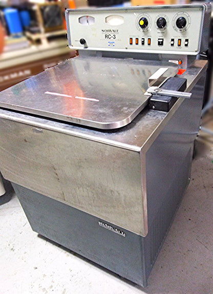 SORVALL RC-3 LOW SPEED REFRIGERATED FLOOR CENTRIFUGE HG-4L ROTOR TESTED PERFECT