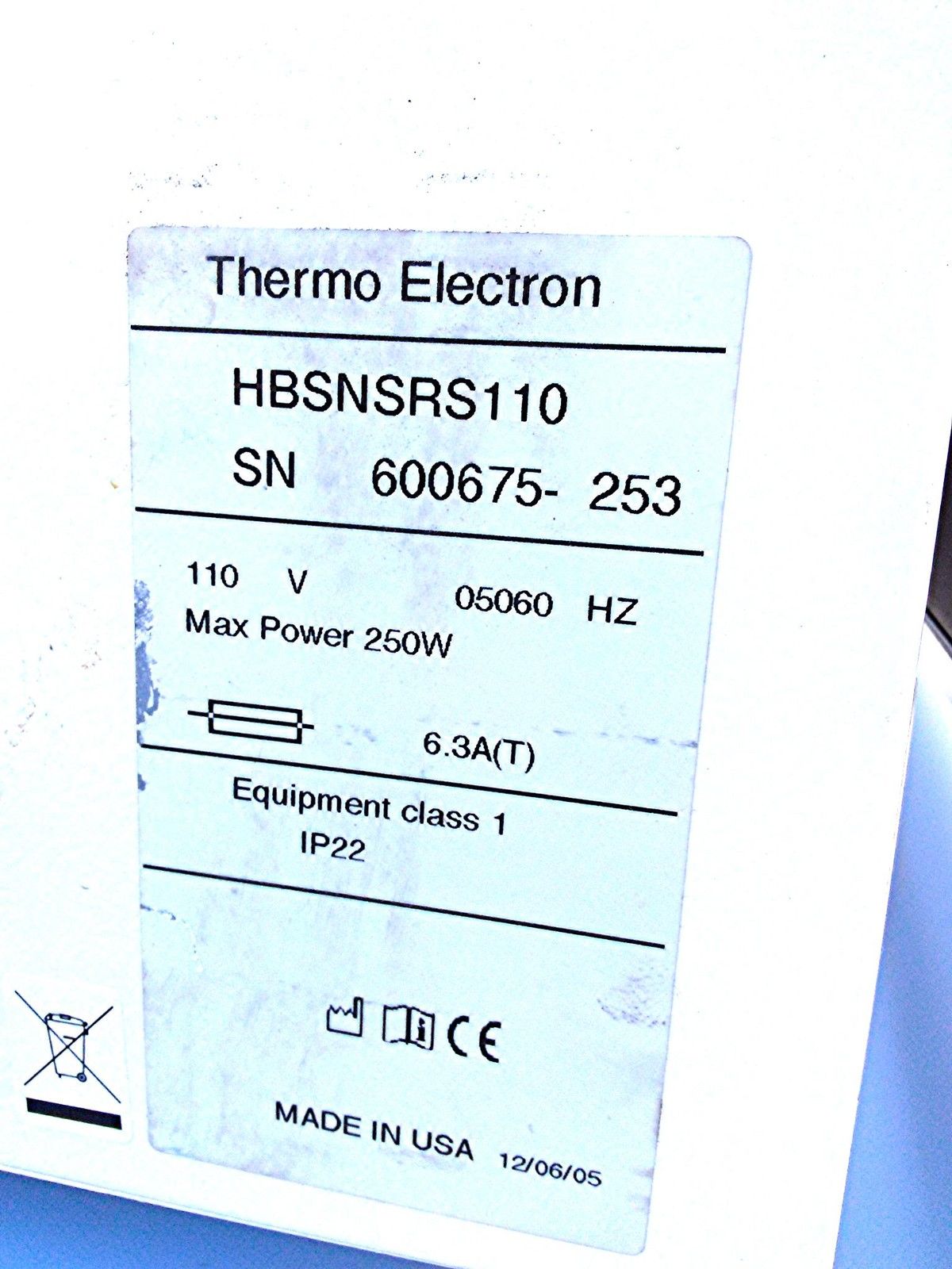 THERMO ELECTRON HYBAID SHAKE'N STACK HYBRIDIZATION HIBRIDISATION OVEN HBSNSRS110