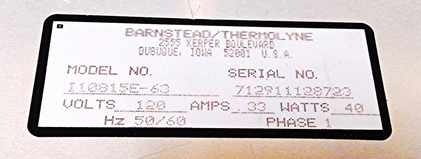 BARNSTEAD THERMOLYNE DENTAL HOT PLATE