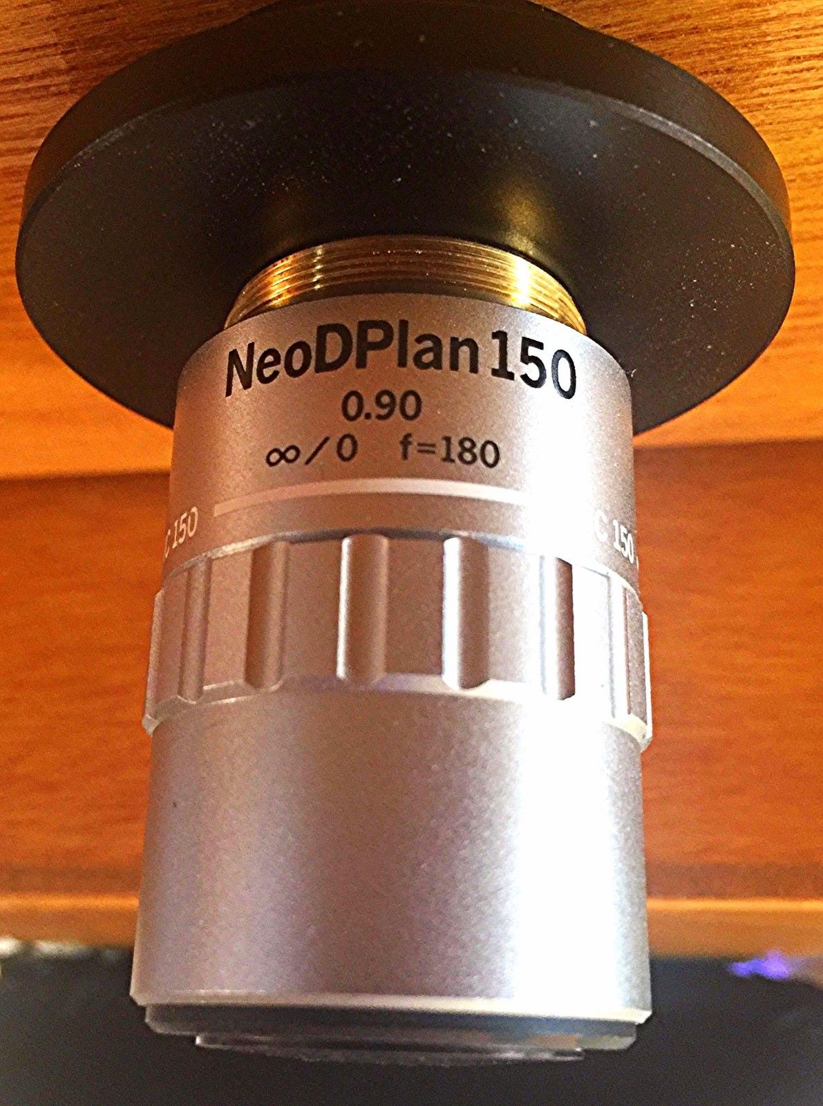 OLYMPUS NEO D PLAN IC 150 / 0.90 METALLURGICAL MICROSCOPE OBJECTIVE LENS f180