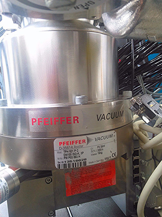 PFEIFFER TURBO MOLECULAR VACUUM PUMP TPH 521 P C DN100 ISO-K 3P PM P03 863 H