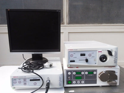 STRYKER 1088 ENDOSCOPY 1088 HD CAMERA X7000 LIGHT SOURCE FLOWCONTROL PUMP SYSTEM