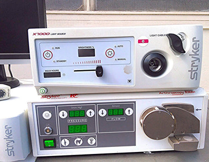 STRYKER 1088 ENDOSCOPY 1088 HD CAMERA X7000 LIGHT SOURCE FLOWCONTROL PUMP SYSTEM