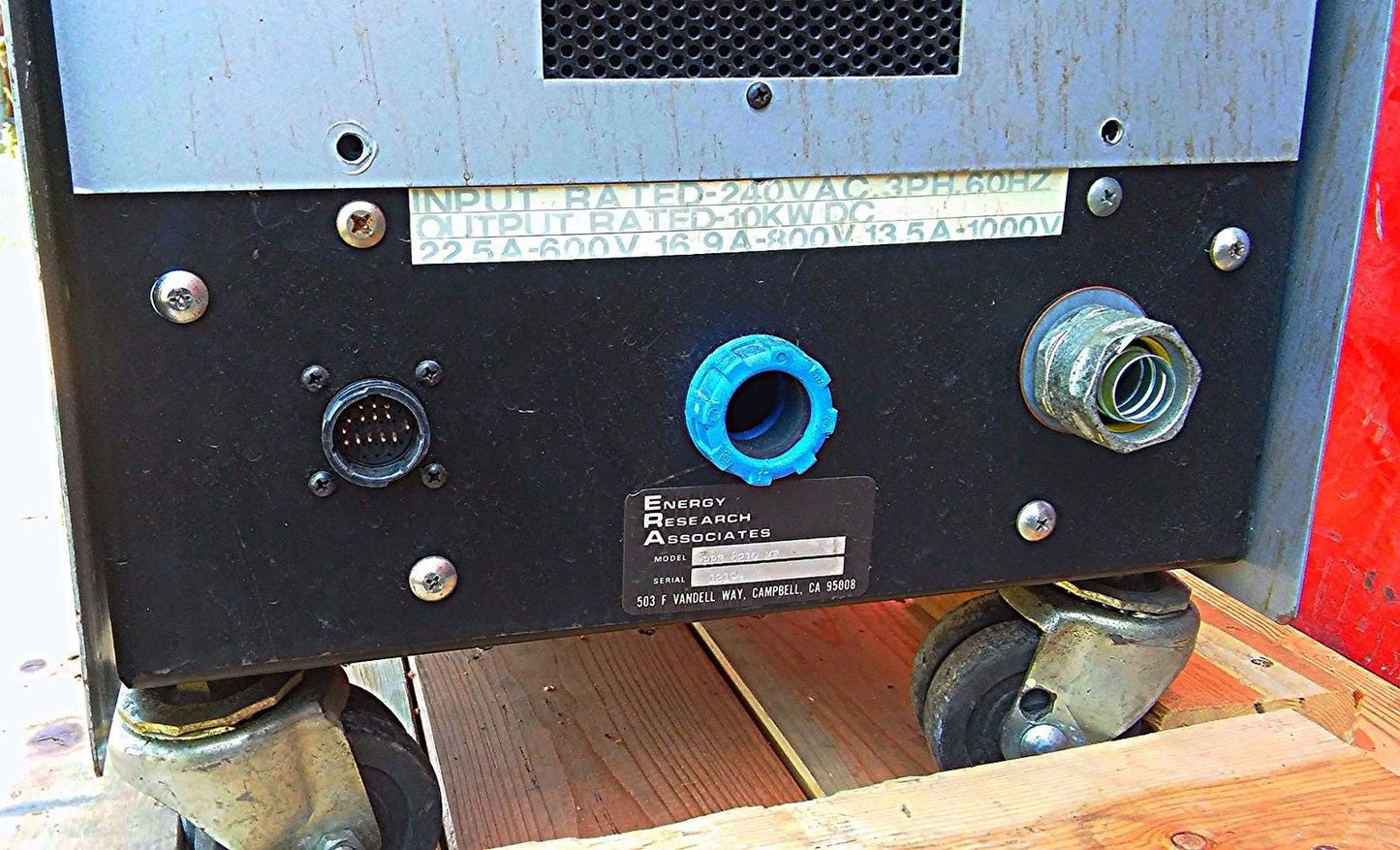 ERATRON ENERGY RESEARCH ASSOCIATES PPS 8210 MF PLASMA POWER SUPPLY