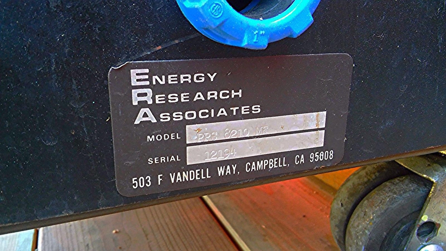 ERATRON ENERGY RESEARCH ASSOCIATES PPS 8210 MF PLASMA POWER SUPPLY