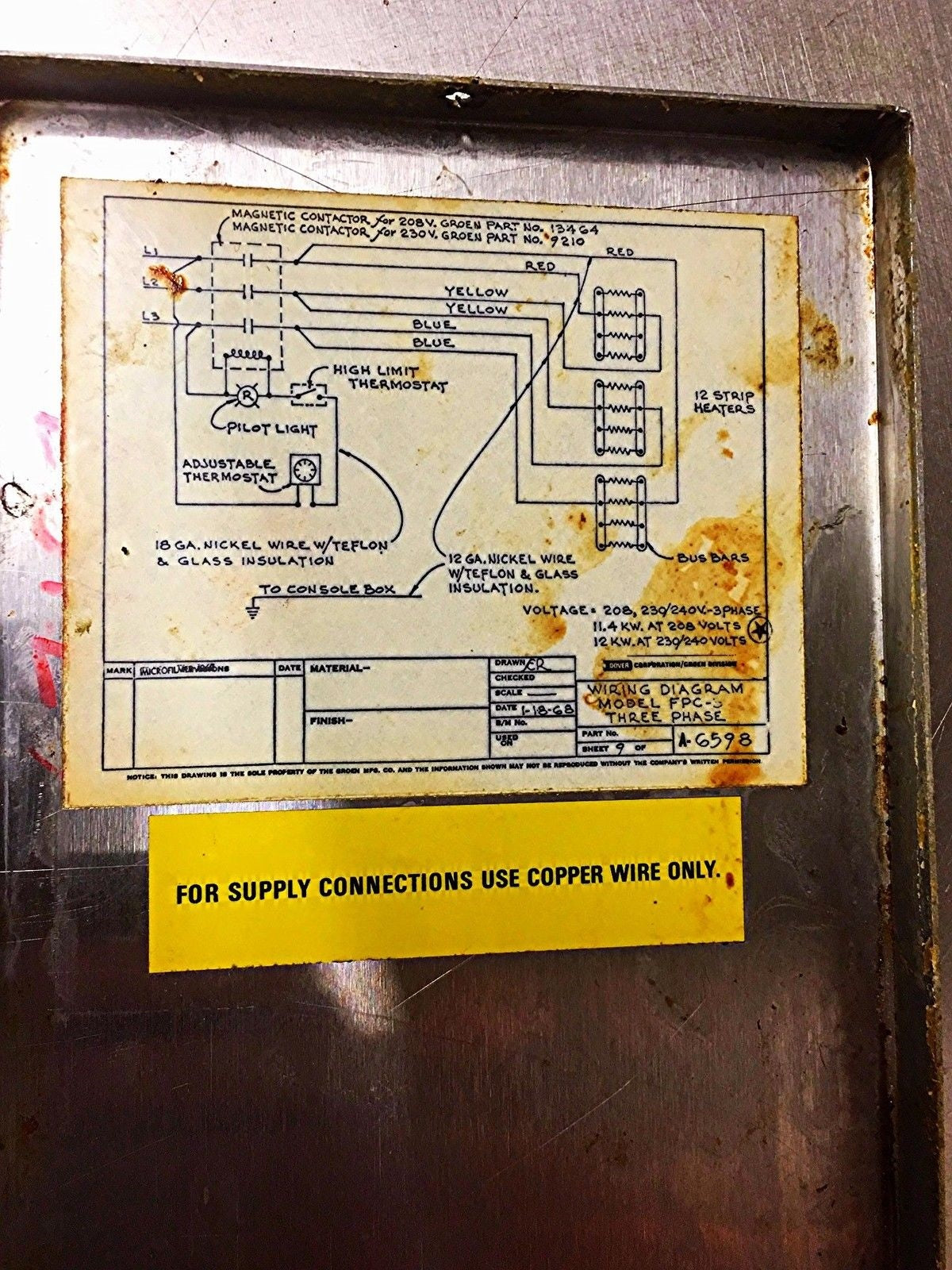 GROEN FPC-3 30 GALLON TILT SKILLET BRAISING PAN Bonus EXTRA HOT COLD FILL FAUCET