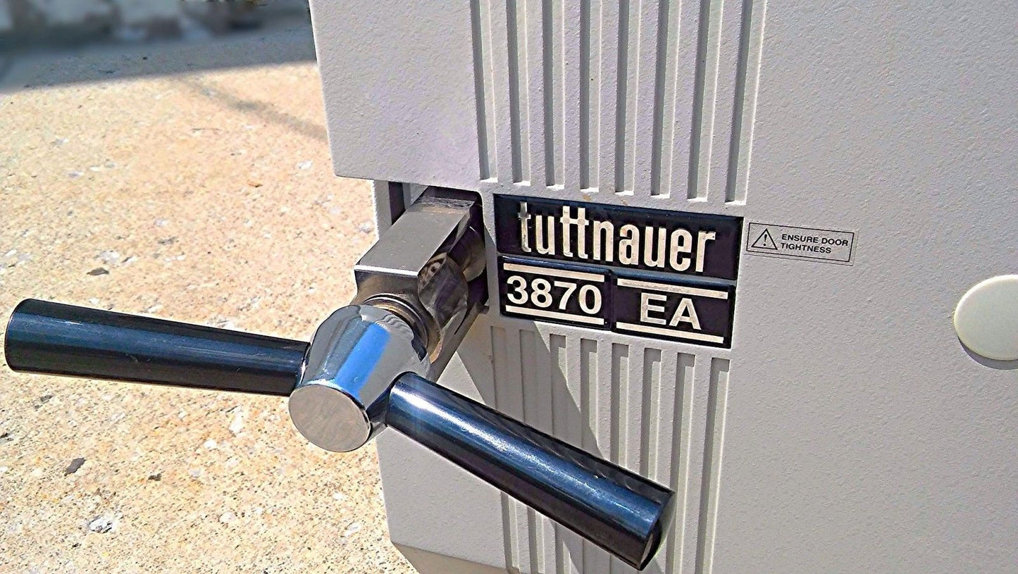 TUTTNAUER 3870 EA AUTOCLAVE TUTTNAER 3870EA LARGE CAPACITY STERILIZER WORKSGREAT