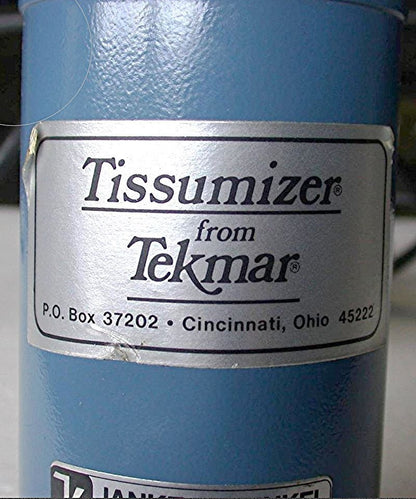 JANKE KUNKEL TP18/10S1 TURRAX TISSUMIZER TEKMAR LAB MEDICAL MIXER HOMOGENIZER
