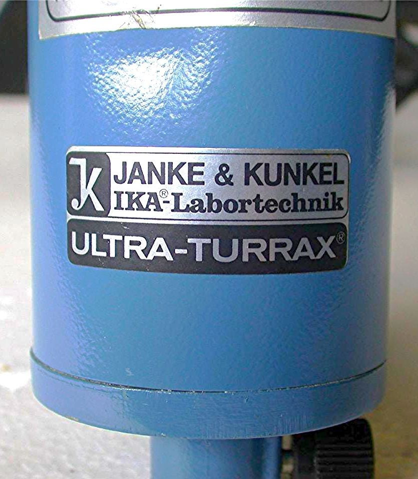 JANKE KUNKEL TP18/10S1 TURRAX TISSUMIZER TEKMAR LAB MEDICAL MIXER HOMOGENIZER