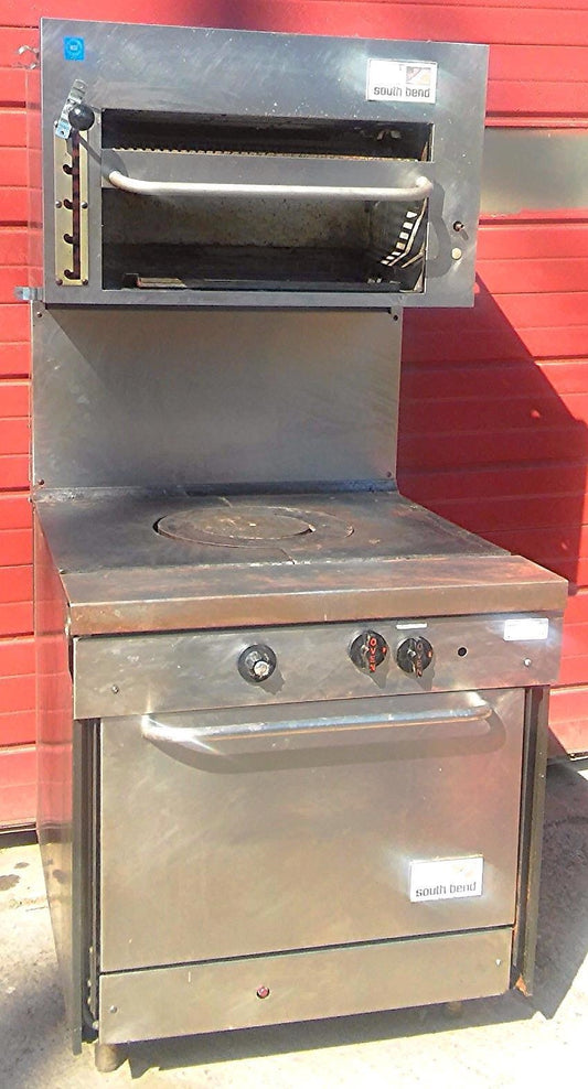 SOUTHBEND 36" PASTA SOUP STOCK NAT GAS SALAMANDER OVEN RESTAURANT WATCH VIDEO