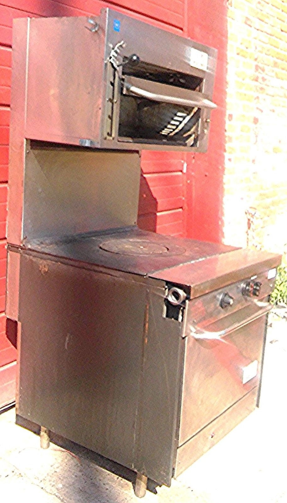 SOUTHBEND 36" PASTA SOUP STOCK NAT GAS SALAMANDER OVEN RESTAURANT WATCH VIDEO