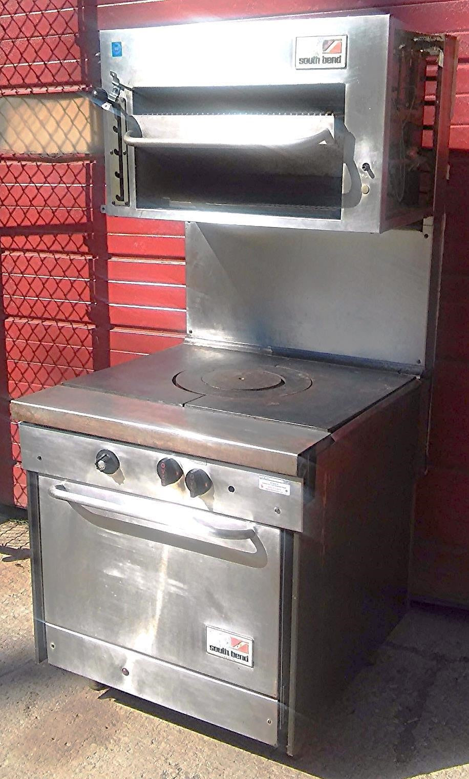 SOUTHBEND 36" PASTA SOUP STOCK NAT GAS SALAMANDER OVEN RESTAURANT WATCH VIDEO