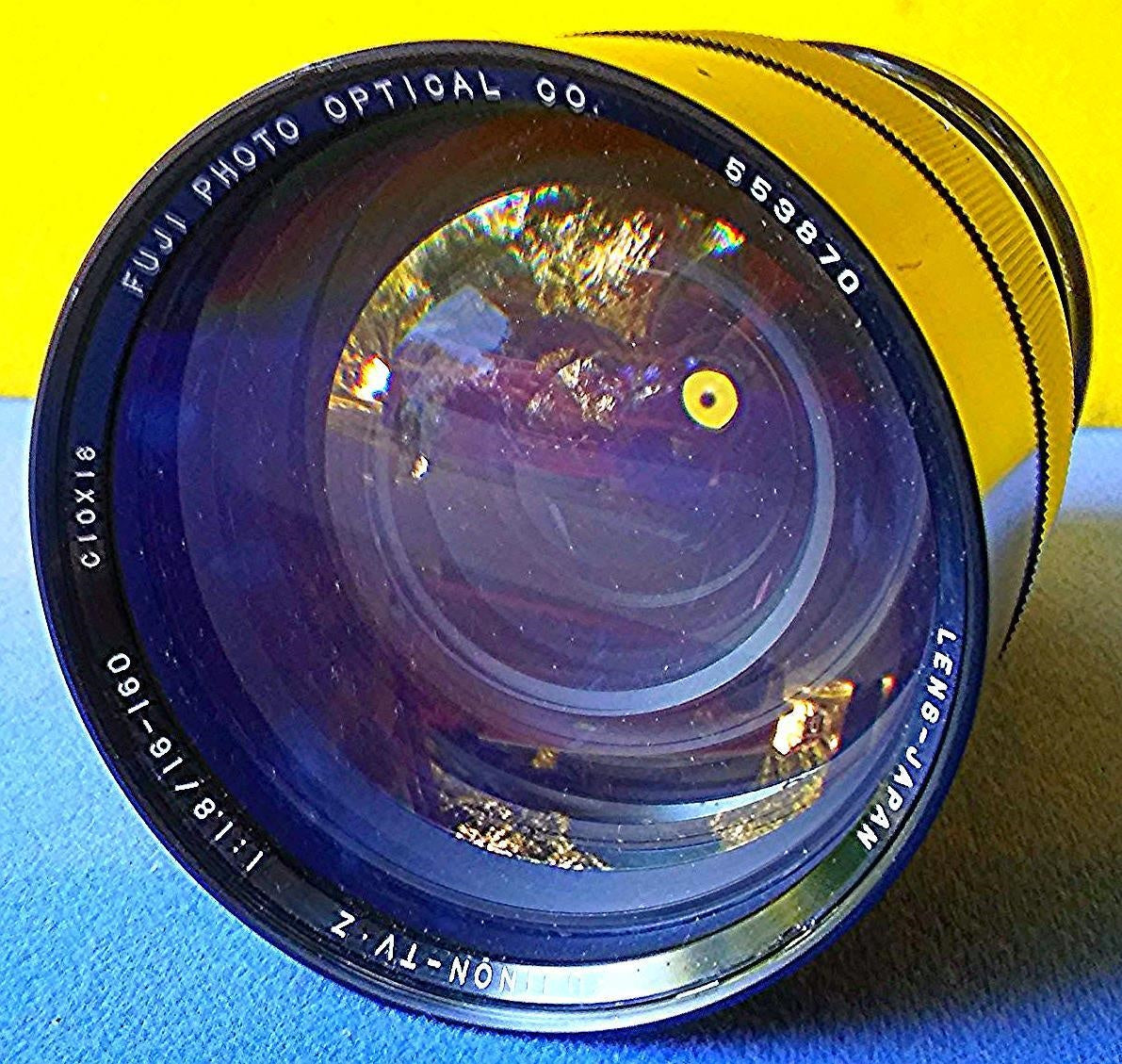 FUJINON-TV.Z ZOOM LENS 1:1.8 / 16~160mm TV CAMERA NO C-MOUNT FREESHIP WATCHVIDEO