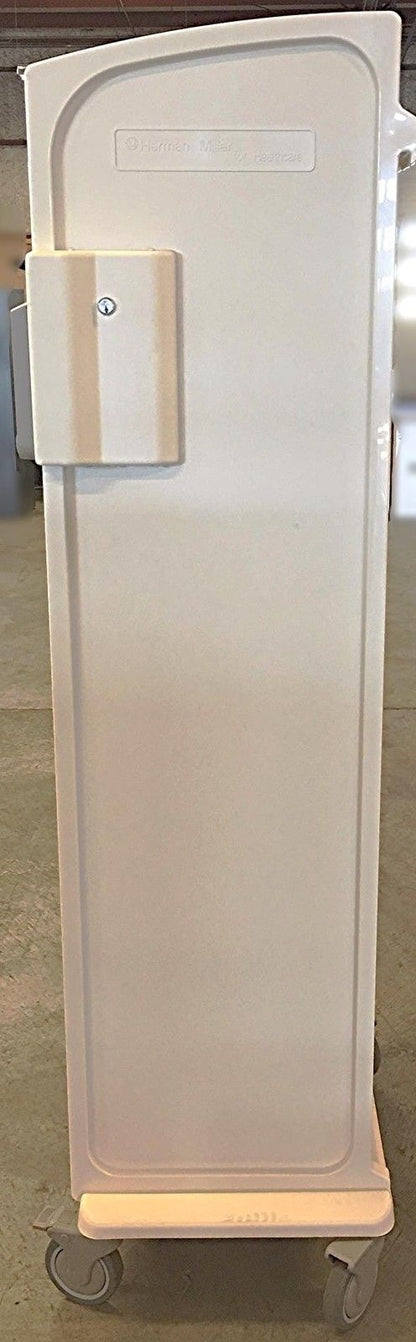 HERMAN MILLER LOCKER CABINET KEYLESS LOCK TAMBOUR DOOR MEDICAL CLINIC WATCHVIDEO