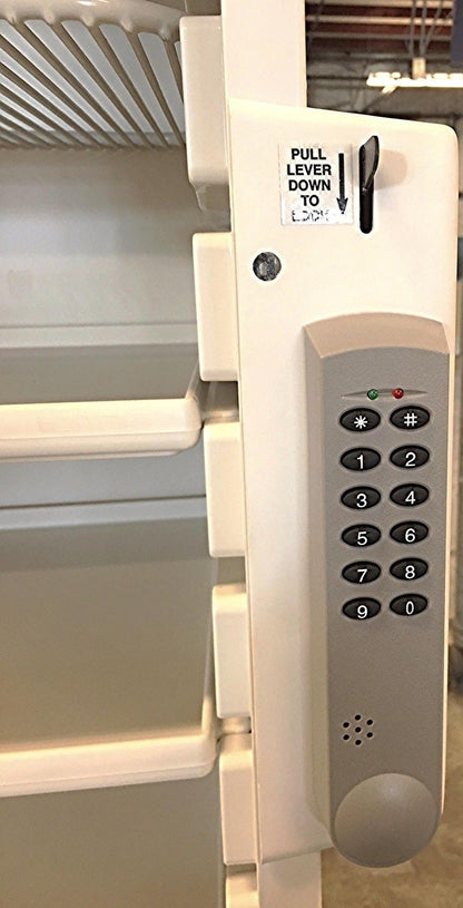 HERMAN MILLER MEDICAL HOSPITAL TAMBOUR DOOR KEY LOCKER CABINET ONWHEELS FREESHIP