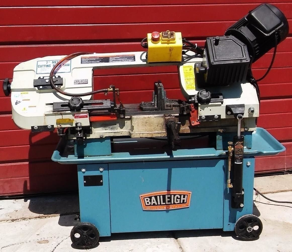 BAILEIGH BS-712M METAL CUTTING 7" BAND SAW WATCH VIDEO OF THIS UNIT WORKING HERE