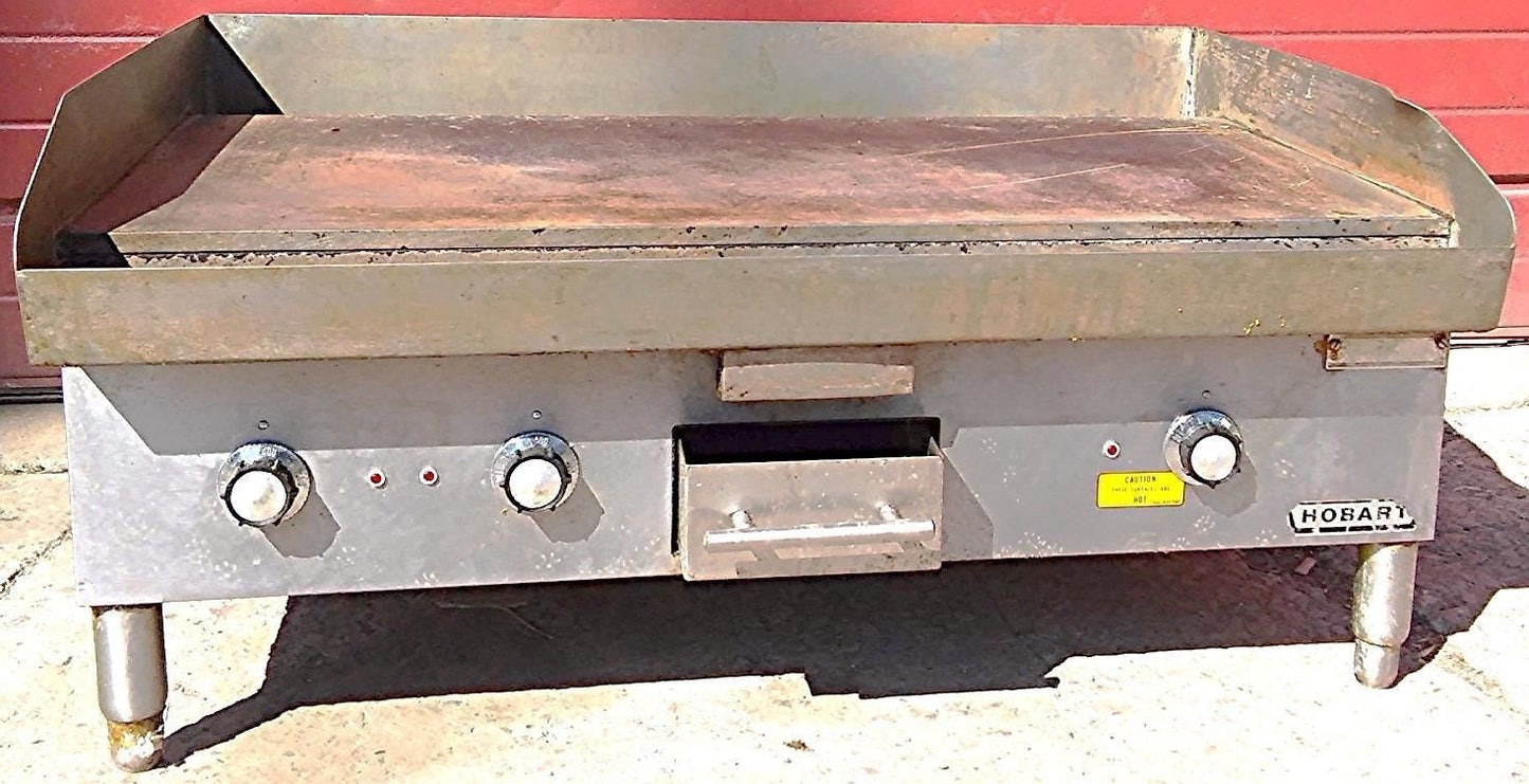 HOBART 36" INCH ELECTRIC FLAT COUNTER TOP GRIDDLE GRILL MODEL CG57 1 or 3 PHASE