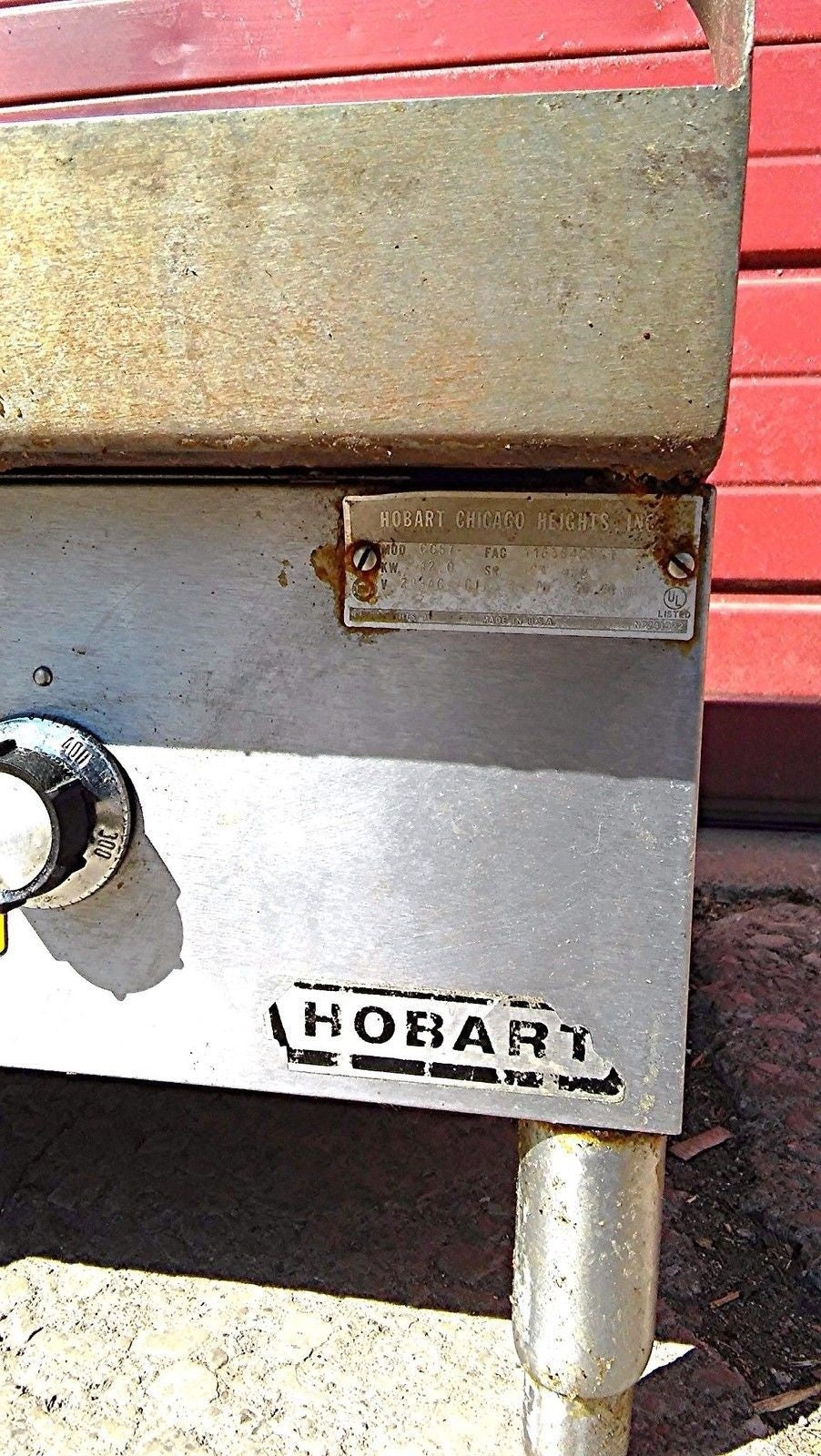 HOBART 36" INCH ELECTRIC FLAT COUNTER TOP GRIDDLE GRILL MODEL CG57 1 or 3 PHASE