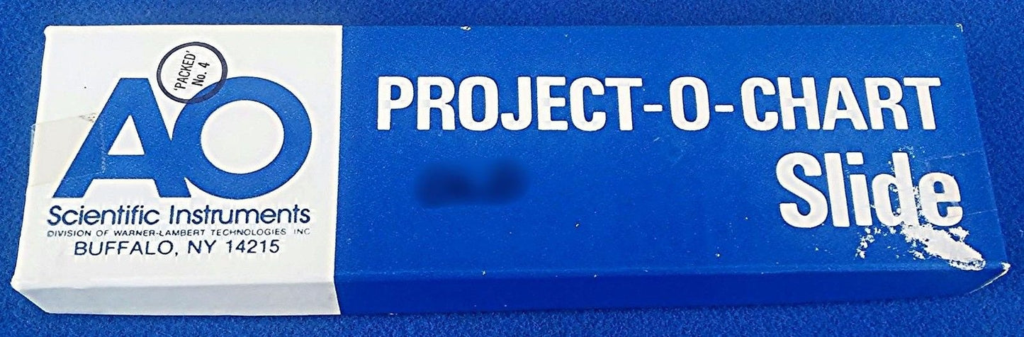 MARCO CHART SLIDE PROJECTOR with Project O Chart inside Original Box FREE SHIP