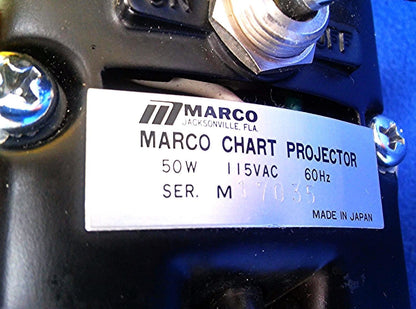 MARCO CHART SLIDE PROJECTOR with Project O Chart inside Original Box FREE SHIP