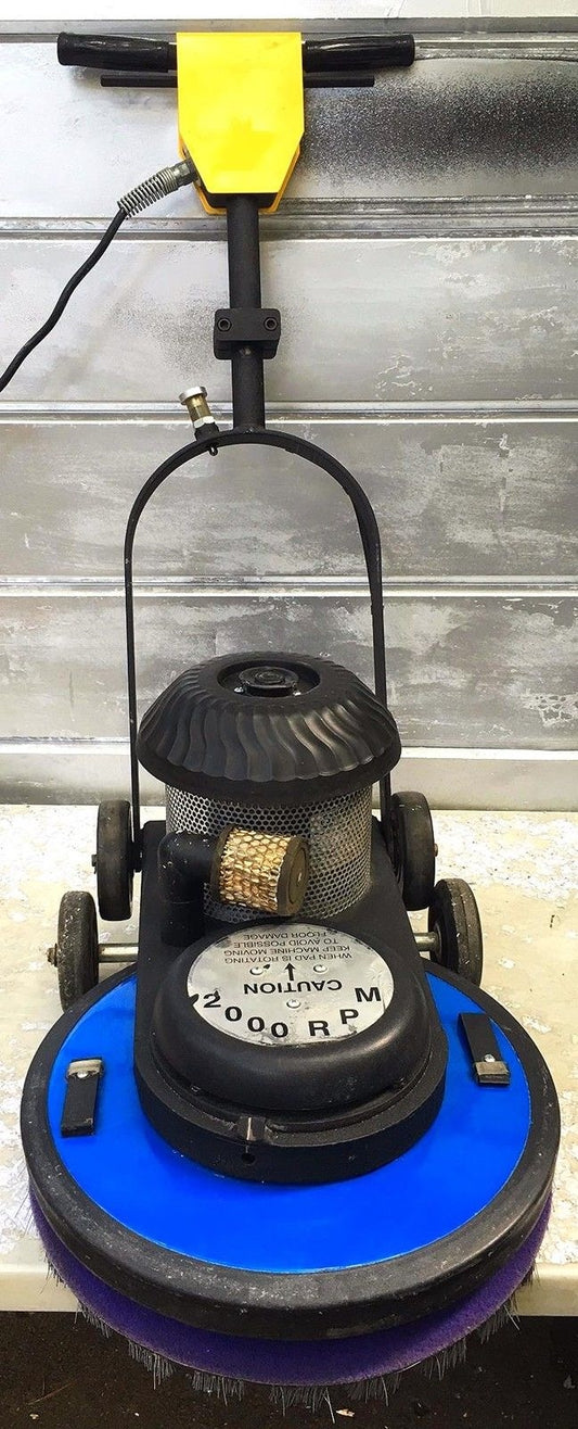 SPIRIT HAWK HEAVY DUTY HI SPEED 2000 RPM FLOOR BUFFER BURNISHER 20" WATCH VIDEO