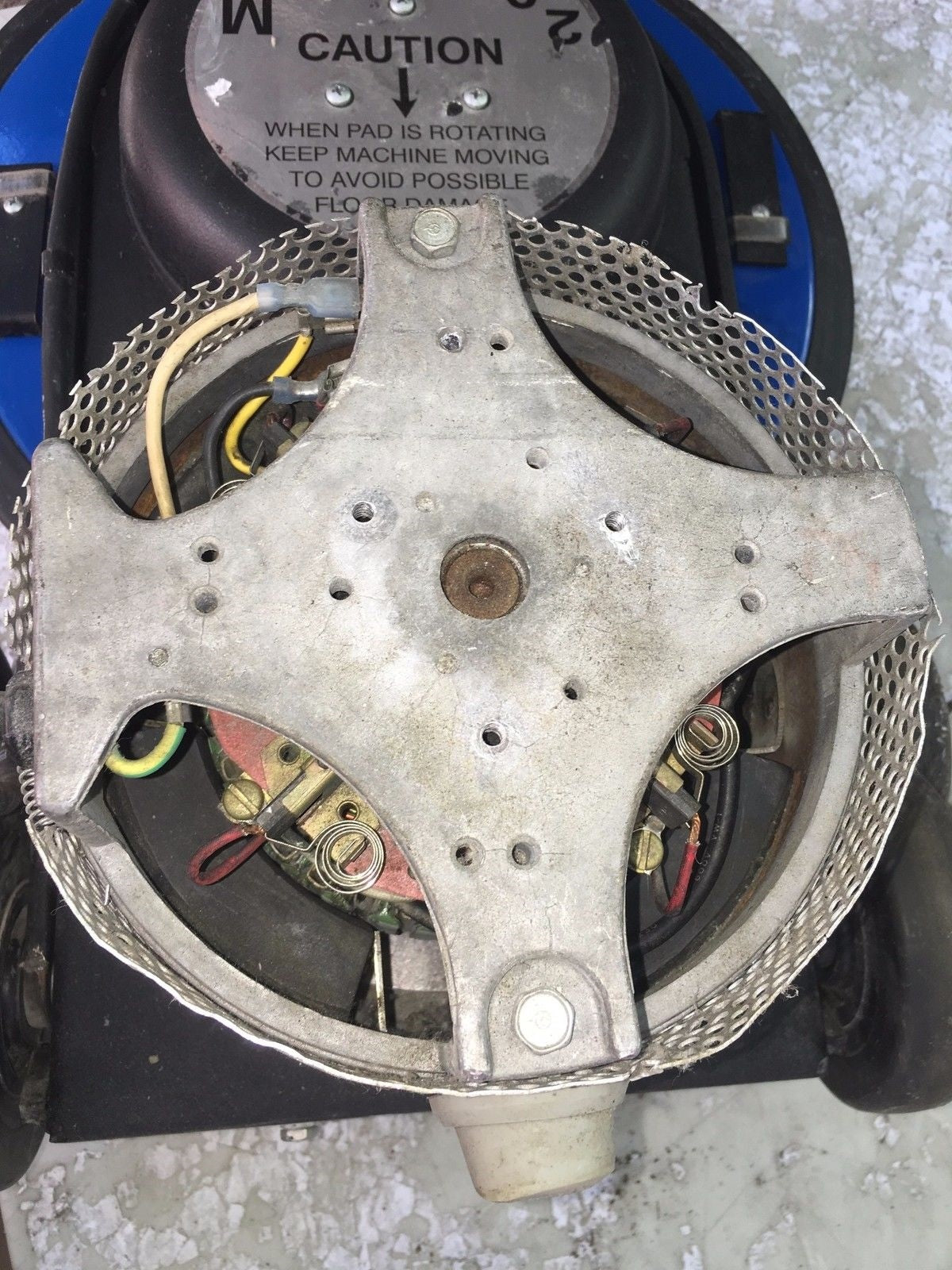 SPIRIT HAWK HEAVY DUTY HI SPEED 2000 RPM FLOOR BUFFER BURNISHER 20" WATCH VIDEO