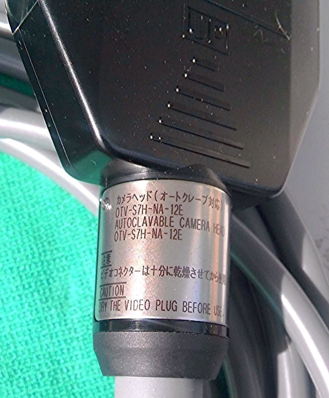 OLYMPUS OTV-S7H-NA-12E AUTOCLAVABLE OTV-S7 NTSC CAMERA HEAD WORKING GREAT