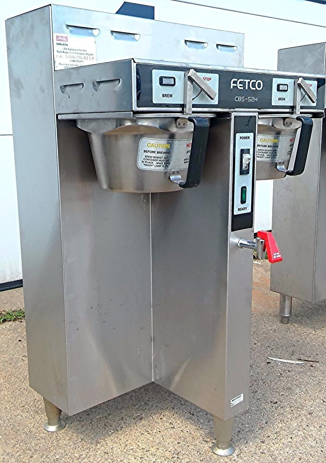 FETCO CBS-52H15 1.5 GALLON Coffee Machine BREW PERCULATOR