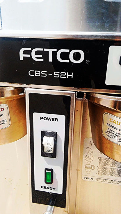 FETCO CBS-52H15 1.5 GALLON Coffee Machine BREW PERCULATOR