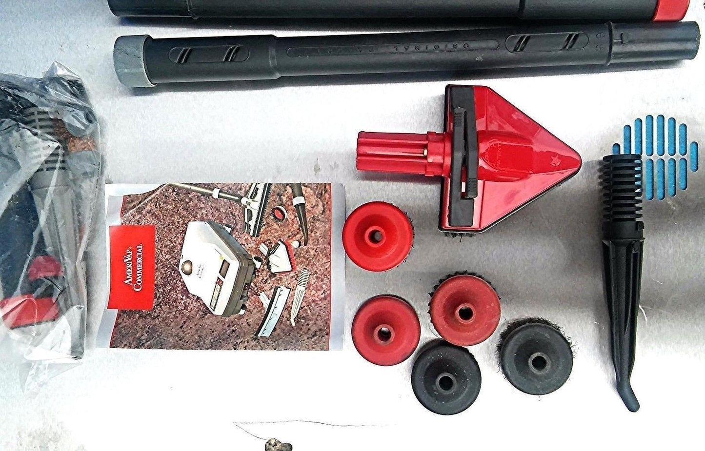 VAPOR BLITZ II Commercial Steam Cleaner Attachments MANUAL WATCH VIDEO FREESHIP