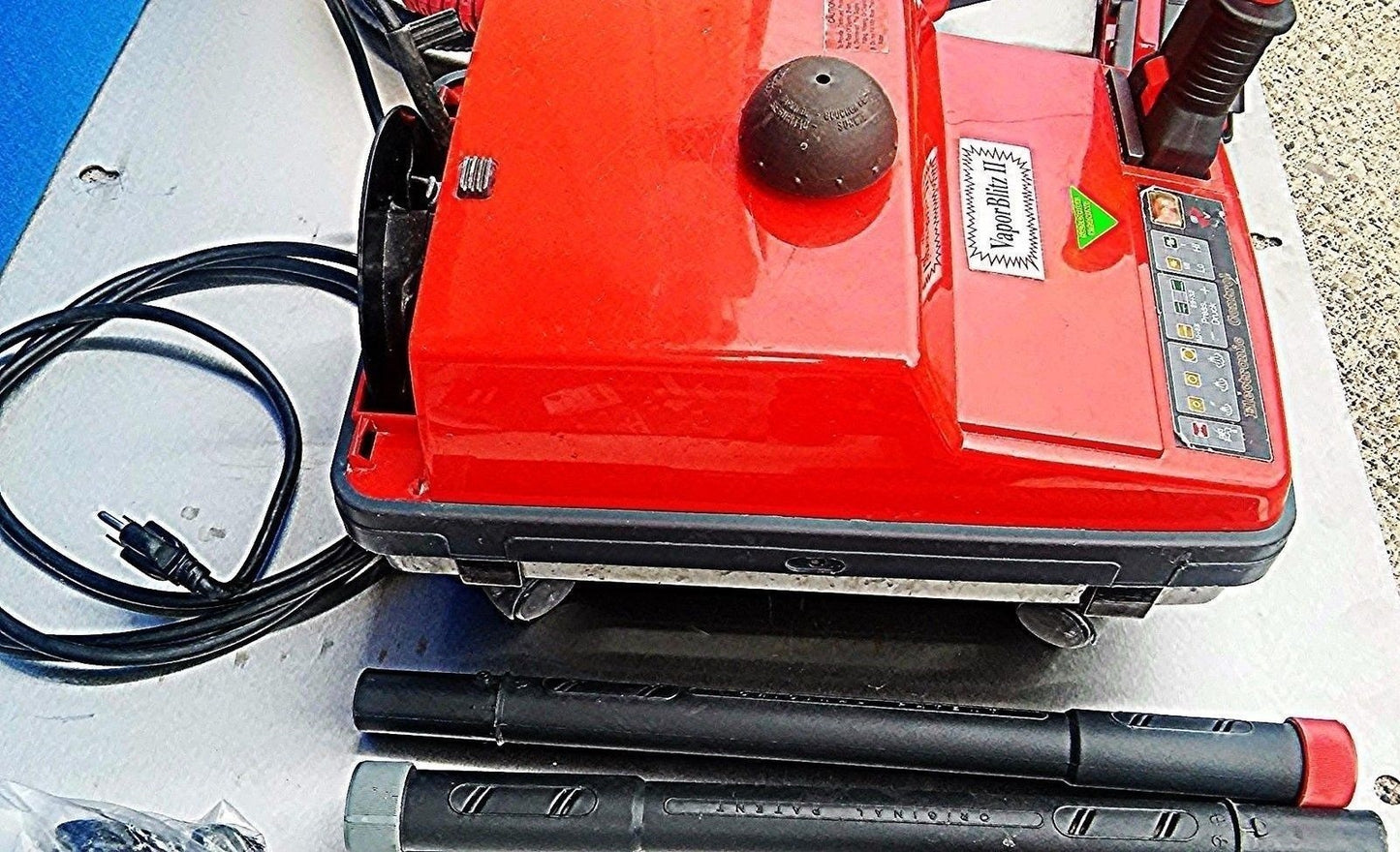 VAPOR BLITZ II Commercial Steam Cleaner Attachments MANUAL WATCH VIDEO FREESHIP