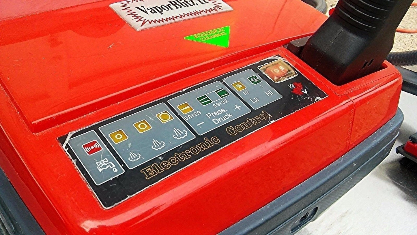 VAPOR BLITZ II Commercial Steam Cleaner Attachments MANUAL WATCH VIDEO FREESHIP