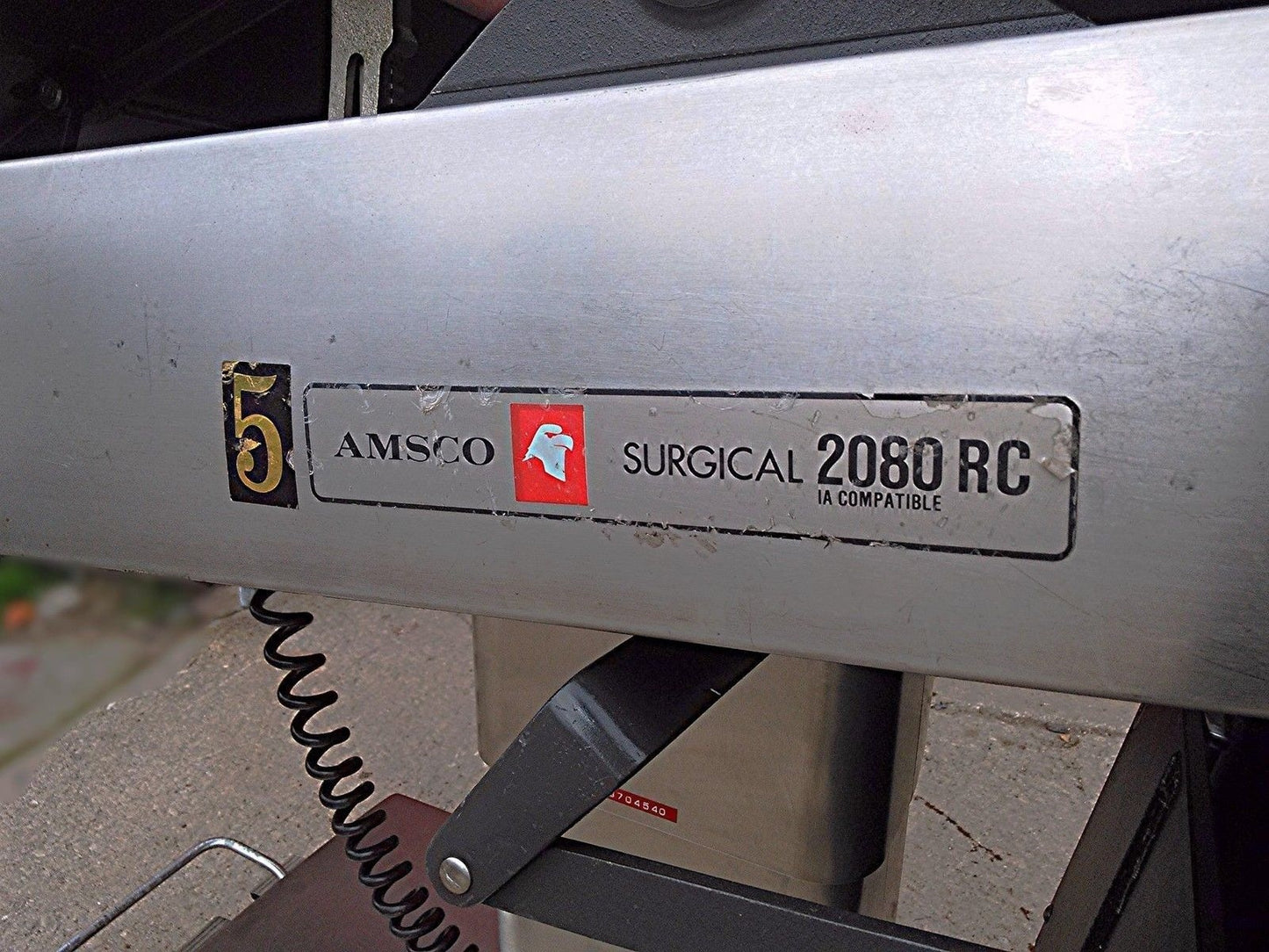 STERIS AMSCO 2080 RC with HAND REMOTE CONTROL MOVES UP DOWN SIDEWAYS AS IS