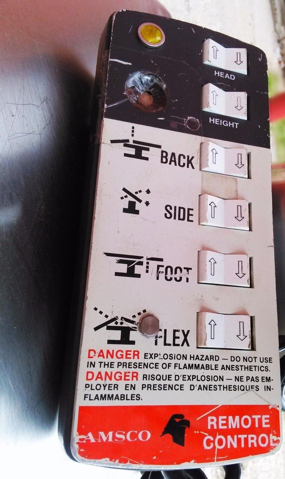 STERIS AMSCO 2080 RC with HAND REMOTE CONTROL MOVES UP DOWN SIDEWAYS AS IS