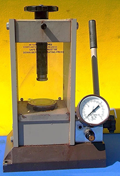 GRASEBY SPECAC 15 TON BENCHTOP LABORATORY HYDRAULIC PRESS & MANUAL FREE SHIP