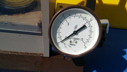 GRASEBY SPECAC 15 TON BENCHTOP LABORATORY HYDRAULIC PRESS & MANUAL FREE SHIP