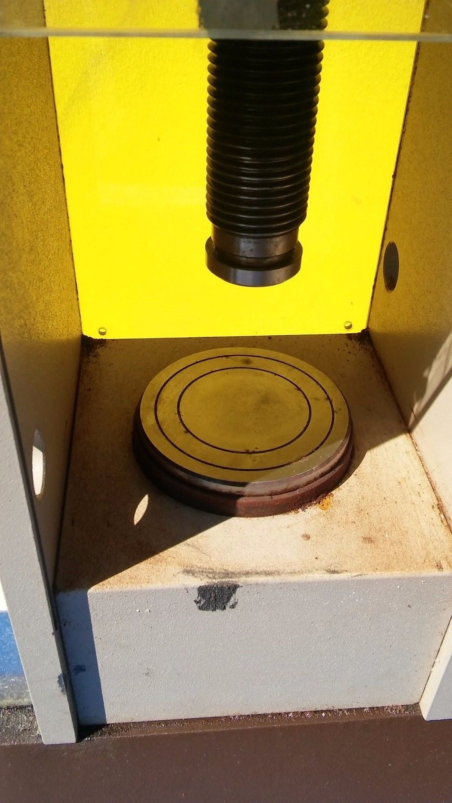 GRASEBY SPECAC 15 TON BENCHTOP LABORATORY HYDRAULIC PRESS & MANUAL FREE SHIP