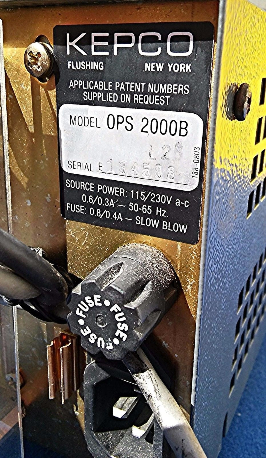 KEPCO OPS MODEL 2000B OPERATIONAL POWER SUPPLY  FREE SHIPPING